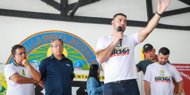 Presidente da Aleac, parlamentares e autoridades do Juruá cobram reconstrução da BR-364 durante visita a trechos críticos