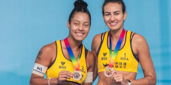 Acreana conquista bronze na China pelo Circuito Mundial de Vôlei de Praia