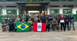 Segurança Pública do Acre reforça integração entre Brasil e Peru