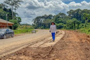 Terceiro acesso de Tarauacá entra na reta final das obras