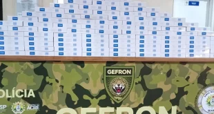 Contrabando no Acre: estudante de medicina é detido com carga de cigarros contrabandeados após perseguição de 30 km