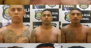 Violência em Rio Branco: 9 membros do Comando Vermelho fogem do presídio
