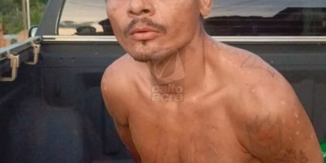 Violência no Acre: foragido é preso com pistola municiada após tiroteio