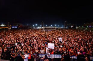 Wesley Safadão e Eric Land lotam parque de exposições na última noite da Expoacre Juruá
