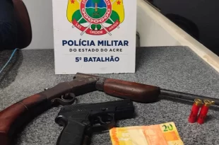 Violência no Acre: garotos de 15 e 17 anos acusados roubos armados são apreendidos após perseguição policial