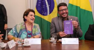 Ministra da Mulher se reúne com governador Gladson Cameli