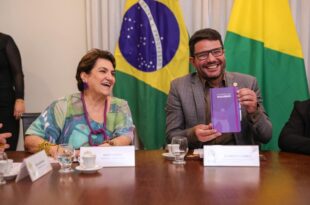 Ministra da Mulher se reúne com governador Gladson Cameli