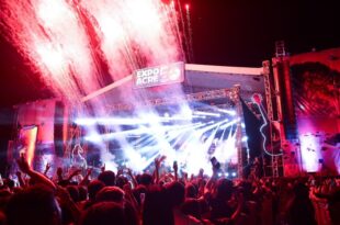 Fãs lotam a Arena de Shows da Expoacre em show de Matheus e Kauan