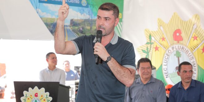 Nicolau Júnior participa da entrega das obras no Ramal Novo Horizonte e destaca parceira entre os poderes