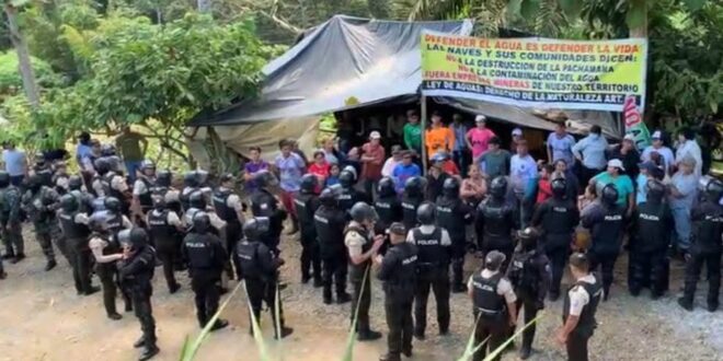 Equador: Camponeses enfrentam megaprojeto de mineração ligado à família do presidente Noboa