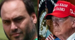 Que família hein? Carluxo defende tarifaço de Trump e escancara submissão da extrema-direita aos EUA