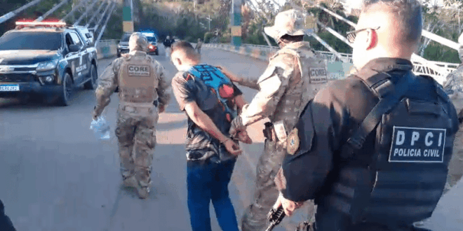 Violência no Acre: líder de organização criminosa é preso na fronteira do Acre com o Peru