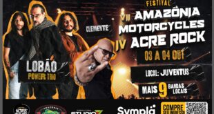 Já estão à venda os ingressos promocionais para o VII Amazônia Motorcycles e IV Acre Rock Festival, com Lobão e Clemente