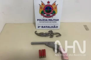 Violência em Rio Branco: mais armas e munições são apreendidas