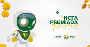 Novo sorteio do Nota Premiada Acreana será nesta quarta-feira