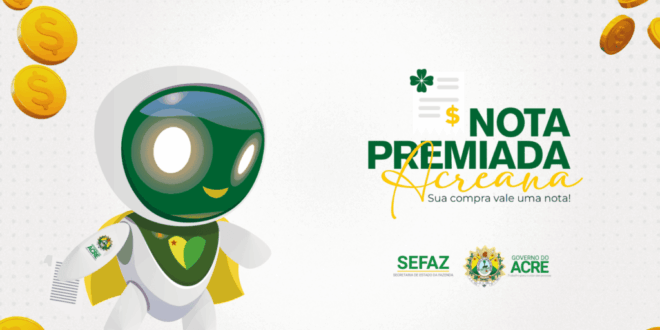 Novo sorteio do Nota Premiada Acreana será nesta quarta-feira