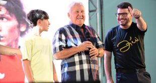Zico inspira juventude em palestra sobre liderança e superação