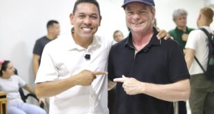 Pedro Longo é recebido com entusiasmo em Assis Brasil