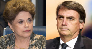 Bolsonaro que está com câncer de pele, desejou a morte de Dilma "infartada ou com câncer"