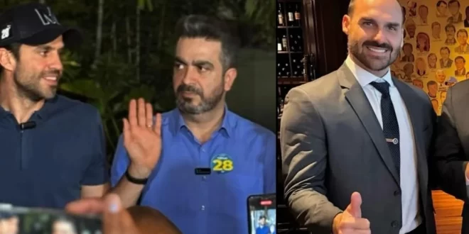 Presidente do PRTB, que disse ter elo com PCC, conversa com Eduardo Bolsonaro sobre 2026