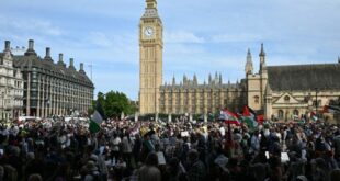 Protesto em apoio a grupo pró-palestino deixa quase 900 detidos em Londres