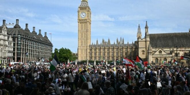 Protesto em apoio a grupo pró-palestino deixa quase 900 detidos em Londres