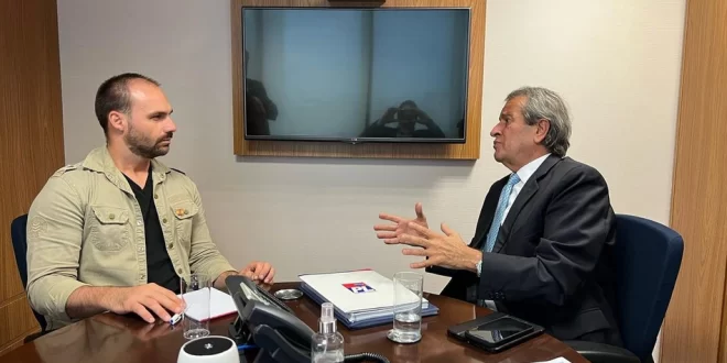 Briga- Eduardo Bolsonaro quer dinheiro e Valdemar nega: "PL não tem atuação internacional"