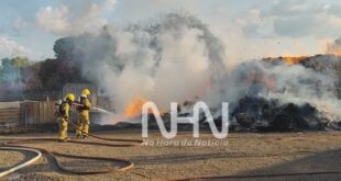 Incêndio destrói toneladas de papelão em fábrica no Segundo Distrito