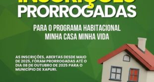 Estado prorroga inscrições para o programa Minha Casa Minha Vida em Xapuri