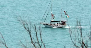 Nova frota com 11 barcos parte da Itália em direção a Gaza