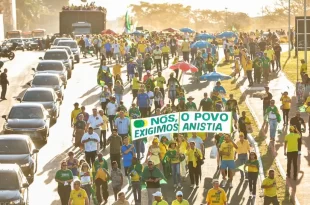 Flopou: ato bolsonarista pela anistia fracassa em Brasília