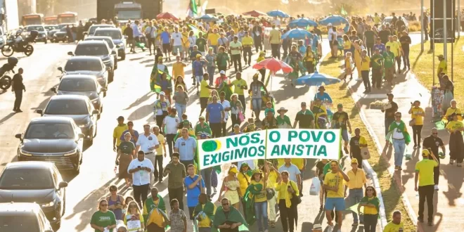Flopou: ato bolsonarista pela anistia fracassa em Brasília