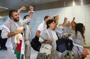 Brasileiros sequestrados por Israel chegam ao Brasil