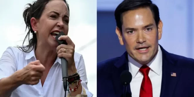 Indicação da golpista de extrema-direita Maria Corina Machado ao Nobel da Paz foi de Marco Rubio