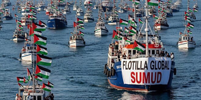 Tensão mundial: dois brasileiros que integram a Flotilha Sumud Global estão desaparecidos