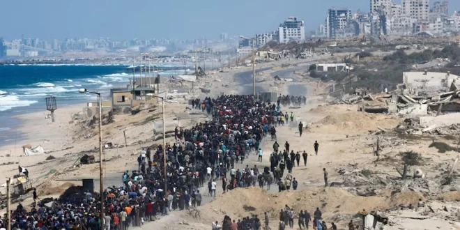 Palestinos rumam para o Norte, em busca dos farelos de suas histórias