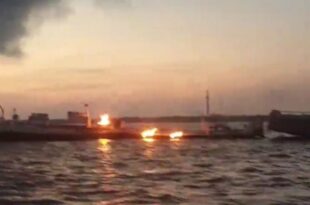 Piratas atacam balsas para roubar combustíveis no Rio Amazonas e provocam incêndio