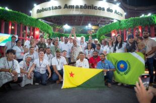 Governador Gladson Camelí visita estande do Acre na Semana Internacional do Café