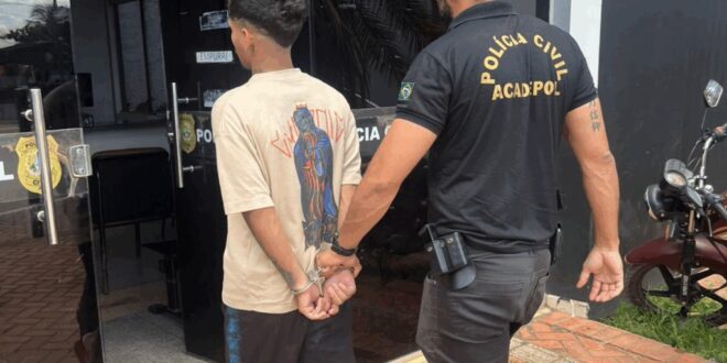 Violência no Acre: suspeito de matar adolescente e tentar assassinar duas pessoas é preso na fronteira