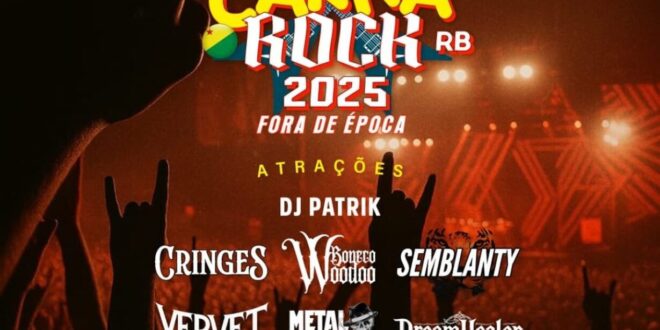 Carnarock-RB movimenta a Concha Acústica neste sábado