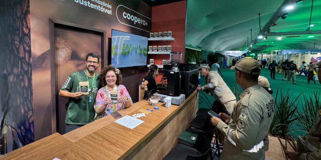 Café do Acre é destaque no Pavilhão da ABDI na COP30, em Belém