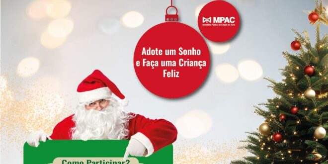 MPAC promove quarta edição de campanha natalina para presentear crianças carentes