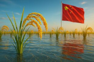 Cientistas chineses criam tipo de arroz que cresce em água do mar