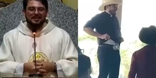 Padre leiloa cueca por R$ 3 mil e culpa “funcionária do capeta”