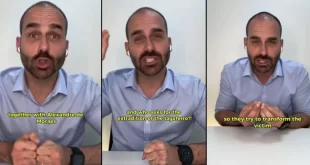 Eduardo Bolsonaro ataca Zema e acusa “prostitutas” que teriam traído o clã