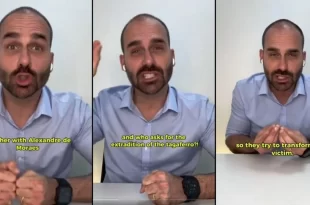 Eduardo Bolsonaro ataca Zema e acusa “prostitutas” que teriam traído o clã