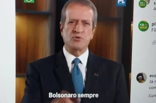 Propaganda de filiação do PL só tem gente investigada e esconde Bolsonaro