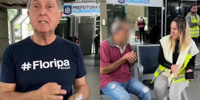 Prefeito bolsonarista cria posto para controlar entrada de migrantes em Florianópolis (SC)