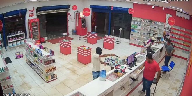 Violência em Rio Branco: quadrilha armada invade farmácia e é presa após cerco policial