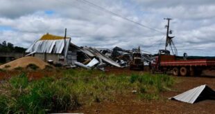 MST organiza cozinhas solidárias e mutirões para reconstruir Rio Bonito do Iguaçu (PR) após tornado
